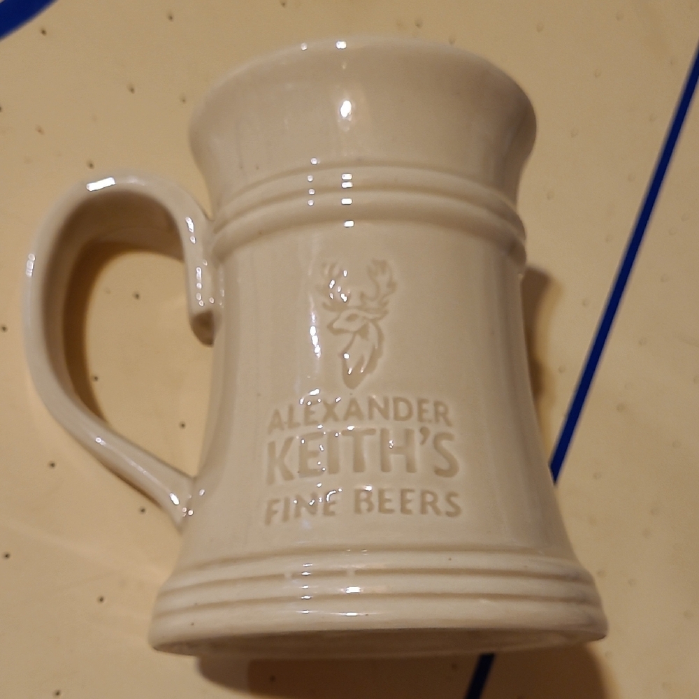 Cream Beer Mug